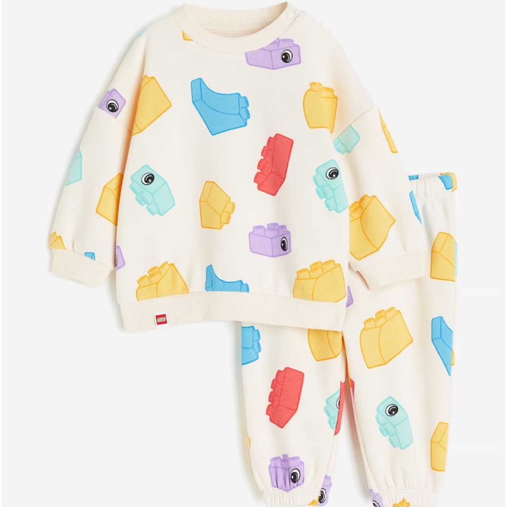 H&M x LEGO duplo 2-PIECE SWEATSHIRT SET